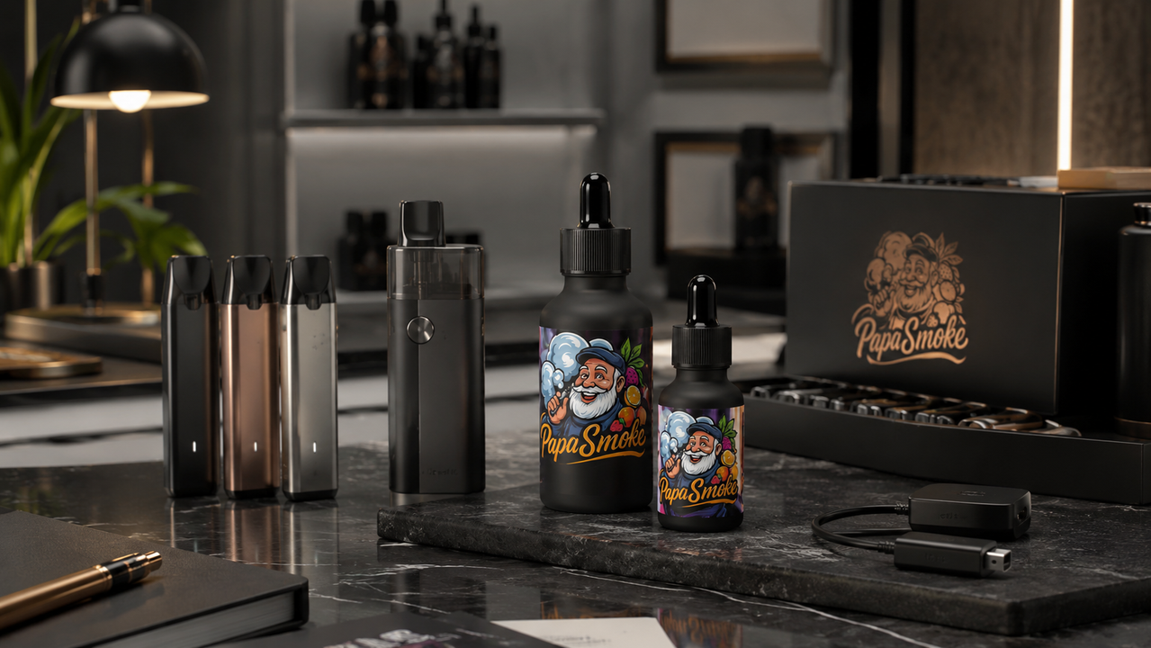 Lord of Vapes product preparation and packaging