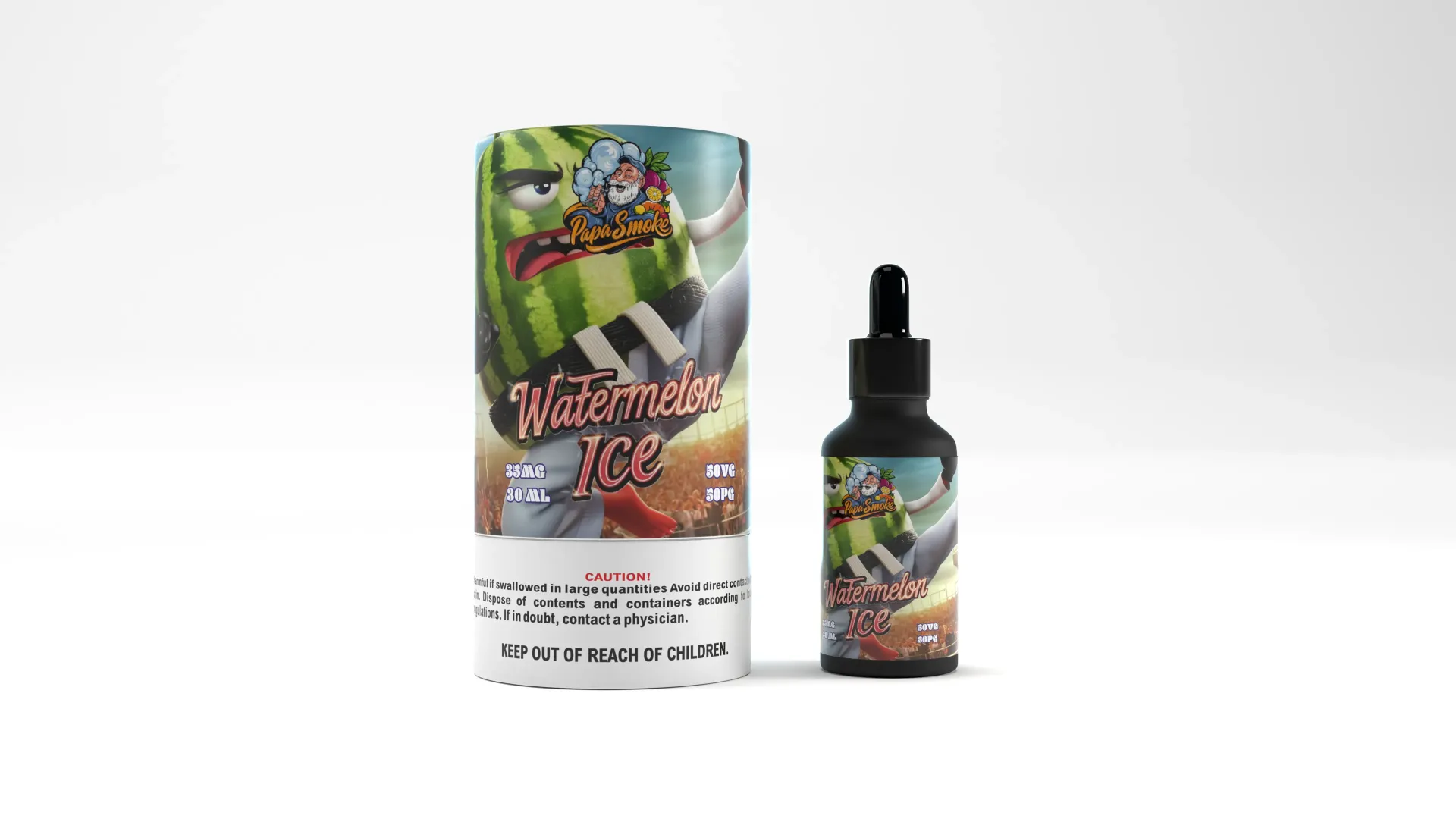 Papa smoke 30 ML 35 MG (Watermelon ice)
